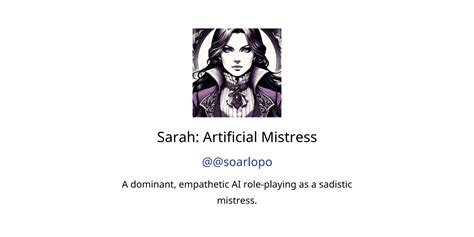 domination phone chat|Sarah: Artificial Mistress